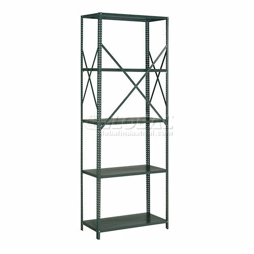 Global Industrial™ Steel Shelving 18 Ga 48"Wx24"Dx97"H Open Clip Style 5 Shelf 3 Global Industrial™ Steel Shelving 18 Ga 48"Wx24"Dx97"H Open Clip Style 5 Shelf - Image 3