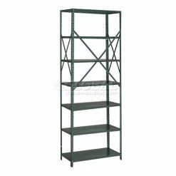 Global Industrial™ Steel Shelving 18 Ga 48"Wx18"Dx97"H Open Clip Style 7 Shelf 25 Global Industrial™ Steel Shelving 18 Ga 48"Wx18"Dx97"H Open Clip Style 7 Shelf -Shelving Sales Store 234506A 07