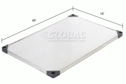 Nexel® S1848SS Stainless Steel Solid Shelf 48"W x 18"D 19 Nexel® S1848SS Stainless Steel Solid Shelf 48"W x 18"D -Shelving Sales Store 235358 dim