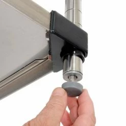 Nexel® Solid Stainless Steel, 4 Tier, Starter Unit, 36"W x 18"D x 63"H 20 Nexel® Solid Stainless Steel, 4 Tier, Starter Unit, 36"W x 18"D x 63"H -Shelving Sales Store 235360 09