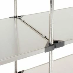 Nexel® Solid Stainless Steel, 4 Tier, Add-On Unit, 36"W x 18"D x 74"H 21 Nexel® Solid Stainless Steel, 4 Tier, Add-On Unit, 36"W x 18"D x 74"H -Shelving Sales Store 235373 04 1