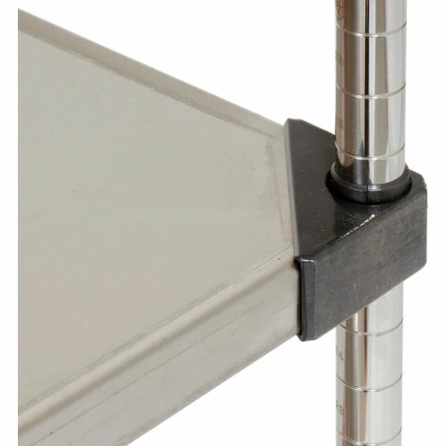 Nexel® Solid Stainless Steel, 4 Tier, Add-On Unit, 36"W x 18"D x 74"H 7 Nexel® Solid Stainless Steel, 4 Tier, Add-On Unit, 36"W x 18"D x 74"H - Image 7