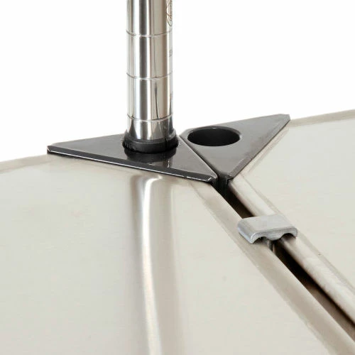 Nexel® Solid Stainless Steel, 4 Tier, Add-On Unit, 36"W x 18"D x 74"H 9 Nexel® Solid Stainless Steel, 4 Tier, Add-On Unit, 36"W x 18"D x 74"H - Image 9