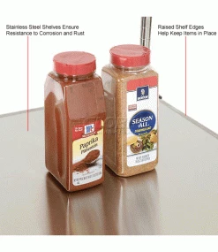 Nexel® Solid Stainless Steel, 4 Tier, Add-On Unit, 36"W x 18"D x 74"H 31 Nexel® Solid Stainless Steel, 4 Tier, Add-On Unit, 36"W x 18"D x 74"H -Shelving Sales Store 235373 3wco 1