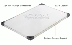 Nexel® S1848SS Stainless Steel Solid Shelf 48"W x 18"D 16 Nexel® S1848SS Stainless Steel Solid Shelf 48"W x 18"D -Shelving Sales Store 235387 1wco 6