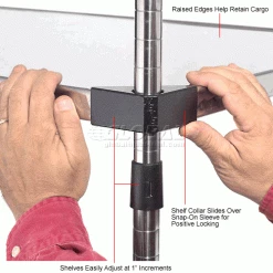 Nexel® S2436SS Stainless Steel Solid Shelf 36"W x 24"D 19 Nexel® S2436SS Stainless Steel Solid Shelf 36"W x 24"D -Shelving Sales Store 235387 3wco 3