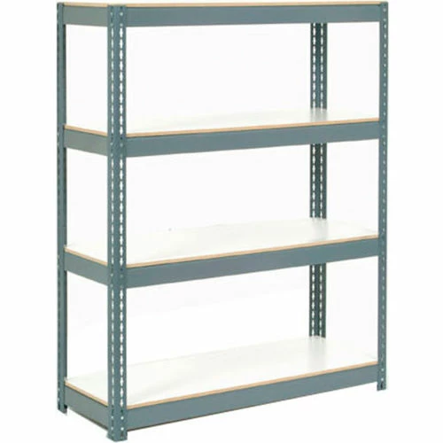 Global Industrial Extra Heavy Duty Shelving 36Wx18Dx60H 4 Shelves 1500 lbs. Cap. Per Shelf GRY 1 Global Industrial Extra Heavy Duty Shelving 36Wx18Dx60H 4 Shelves 1500 lbs. Cap. Per Shelf GRY