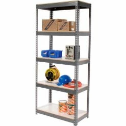 Global Industrial Extra Heavy Duty Shelving 36Wx18Dx84H 5 Shelves 1500 lbs. Cap. Per Shelf GRY 28 Global Industrial Extra Heavy Duty Shelving 36Wx18Dx84H 5 Shelves 1500 lbs. Cap. Per Shelf GRY -Shelving Sales Store 235431GY 06
