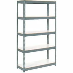Global Industrial Extra Heavy Duty Shelving 48Wx24Dx60H 6 Shelves 1200 lbs. Cap. Per Shelf GRY