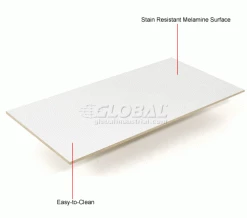 Global Industrial™ Melamine Laminated Deck 48"W x 12"D x 1/2" Thick 8 Global Industrial™ Melamine Laminated Deck 48"W x 12"D x 1/2" Thick -Shelving Sales Store 235CP06 1wco 10