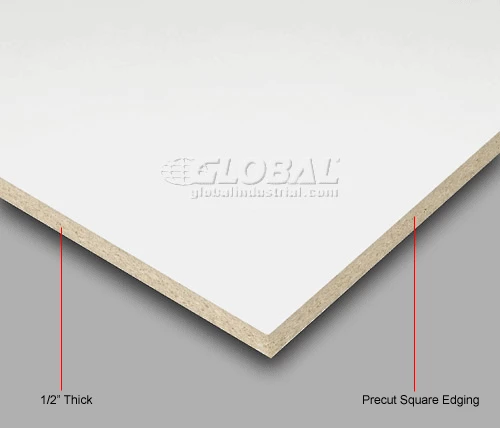 Global Industrial™ Melamine Laminated Deck 60"Wx48"Dx1/2" Thick 5 Global Industrial™ Melamine Laminated Deck 60"Wx48"Dx1/2" Thick - Image 5