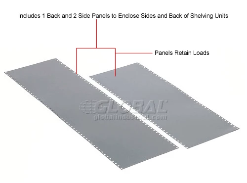 Global Industrial™ Steel Shelving 18 Ga 36"Wx18"Dx73"H Closed Clip Style 5 Shelf Starter 19 Global Industrial™ Steel Shelving 18 Ga 36"Wx18"Dx73"H Closed Clip Style 5 Shelf Starter - Image 19