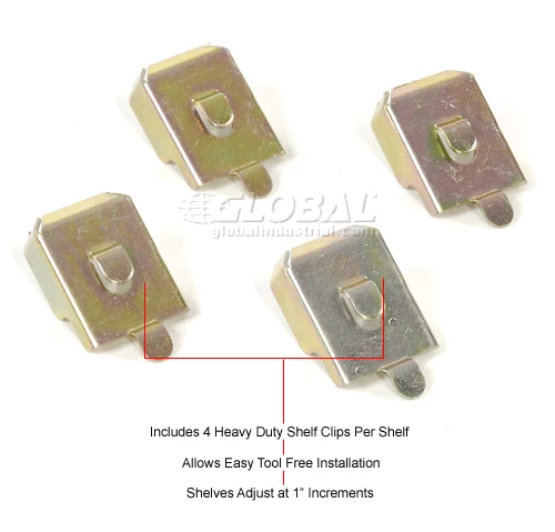 Global Industrial™ Steel Shelving 18 Ga 48"Wx12"Dx85"H Closed Clip Style 5 Shelf Add-On 18 Global Industrial™ Steel Shelving 18 Ga 48"Wx12"Dx85"H Closed Clip Style 5 Shelf Add-On - Image 18