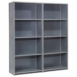 Global Industrial™ Steel Shelving 20 Ga 36" Wx24" Dx97" H Closed Clip 5 Shelves Starter 26 Global Industrial™ Steel Shelving 20 Ga 36" Wx24" Dx97" H Closed Clip 5 Shelves Starter -Shelving Sales Store 236716 04 38