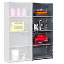 Global Industrial™ Steel Shelving 18 Ga 48"Wx12"Dx85"H Closed Clip Style 5 Shelf Add-On 22 Global Industrial™ Steel Shelving 18 Ga 48"Wx12"Dx85"H Closed Clip Style 5 Shelf Add-On -Shelving Sales Store 236716 06b 2