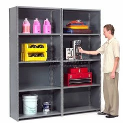 Global Industrial™ Steel Shelving 18 Ga 36" Wx12" Dx97" H Closed Clip 5 Shelves Add-On 20 Global Industrial™ Steel Shelving 18 Ga 36" Wx12" Dx97" H Closed Clip 5 Shelves Add-On -Shelving Sales Store 236716 07 29