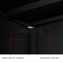 Global Industrial™ Additional Shelves for 48"W Storage Cabinet - Black -Shelving Sales Store 237517BK 5wco 2