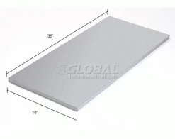 Global Industrial™ Shelf For 36 Inch Cabinet Gray -Shelving Sales Store 237517GY dim 1