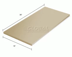 Global Industrial Shelves For 36"Wx18"D Storage Cabinet, Tan, 2 Pack 23 Global Industrial Shelves For 36"Wx18"D Storage Cabinet, Tan, 2 Pack -Shelving Sales Store 237517TN dim