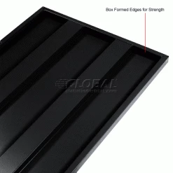 Global Industrial™ Additional Shelves for 48"W Storage Cabinet - Black -Shelving Sales Store 237518BK 3wco 2