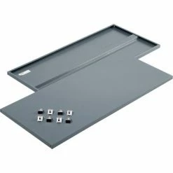 Global Industrial™ Additional Shelves for 36"W Storage Cabinet - Gray