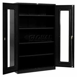Global Industrial™ Additional Shelves for 48"W Storage Cabinet - Black -Shelving Sales Store 237621BK 11