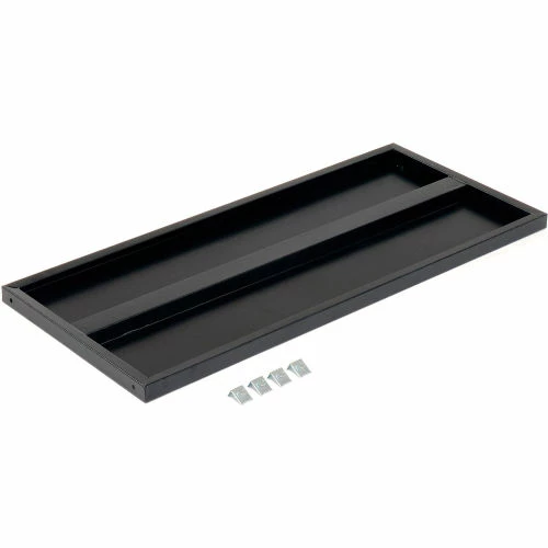 Global Industrial Shelves For 36"Wx24"D Storage Cabinet, Black, 2 Pack 3 Global Industrial Shelves For 36"Wx24"D Storage Cabinet, Black, 2 Pack - Image 3