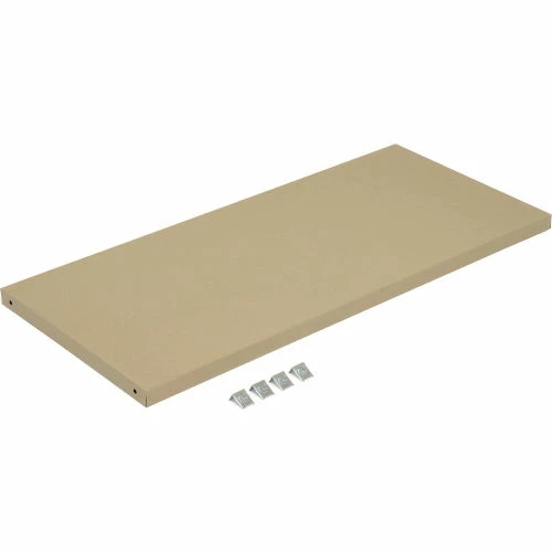 Global Industrial Shelves For 36"Wx24"D Storage Cabinet, Tan, 2 Pack 2 Global Industrial Shelves For 36"Wx24"D Storage Cabinet, Tan, 2 Pack - Image 2