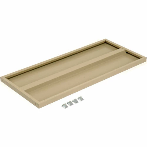 Global Industrial Shelves For 36"Wx24"D Storage Cabinet, Tan, 2 Pack 3 Global Industrial Shelves For 36"Wx24"D Storage Cabinet, Tan, 2 Pack - Image 3