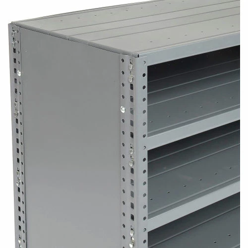 Global Industrial Steel Closed Shelving 6 Shelves No Bin - 36x18x39 2 Global Industrial Steel Closed Shelving 6 Shelves No Bin - 36x18x39 - Image 2