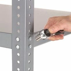 Global Industrial Extra Heavy Duty Shelving, 48"W x 18"D x 96"H, 5 Shelves, Gray 16 Global Industrial Extra Heavy Duty Shelving, 48"W x 18"D x 96"H, 5 Shelves, Gray -Shelving Sales Store 240006 31 7