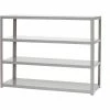 Global Industrial Extra Heavy Duty Shelving, 48"W x 18"D x 72"H, 4 Shelves, Gray