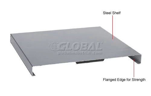 Global Industrial Extra Heavy Duty Shelving, 60"W x 18"D x 72"H, 4 Shelves, Gray 11 Global Industrial Extra Heavy Duty Shelving, 60"W x 18"D x 72"H, 4 Shelves, Gray - Image 11