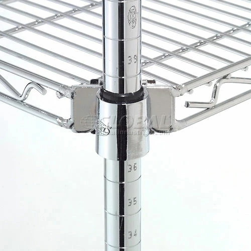 Nexel® E-Z Adjust Shelf 48x24 with Clips & 4 Hooks 13 Nexel® E-Z Adjust Shelf 48x24 with Clips & 4 Hooks - Image 13