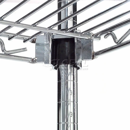 Nexel® E-Z Adjust Shelf 48x24 with Clips & 4 Hooks 10 Nexel® E-Z Adjust Shelf 48x24 with Clips & 4 Hooks - Image 10