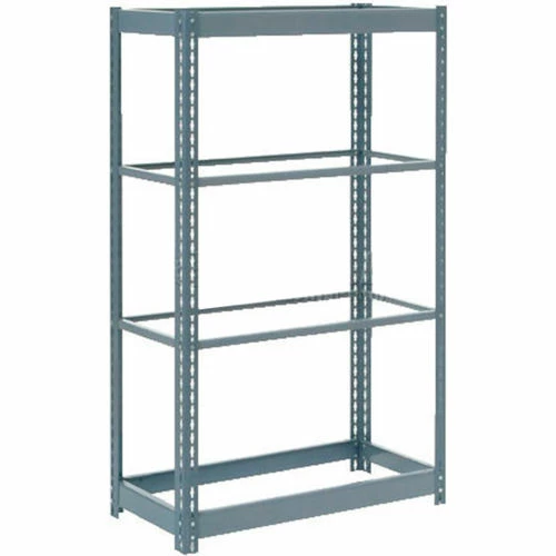 Global Industrial Heavy Duty Shelving 36"W x 12"D x 60"H With 4 Shelves - No Deck - Gray 1 Global Industrial Heavy Duty Shelving 36"W x 12"D x 60"H With 4 Shelves - No Deck - Gray