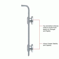 Global Industrial™ Heavy Duty Shelving 48"W x 18"D x 96"H With 5 Shelves - Wood Deck - Gray 37 Global Industrial™ Heavy Duty Shelving 48"W x 18"D x 96"H With 5 Shelves - Wood Deck - Gray -Shelving Sales Store 254440 6wco 6