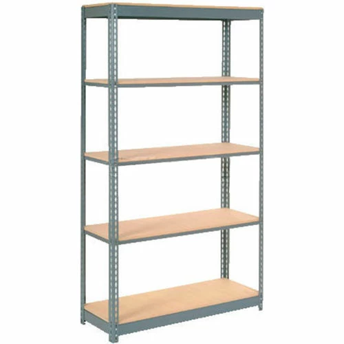 Global Industrial™ Additional Shelf Level Boltless Wood Deck 36"W x 12"D - Gray 6 Global Industrial™ Additional Shelf Level Boltless Wood Deck 36"W x 12"D - Gray - Image 6