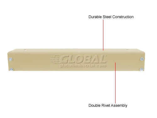 Global Industrial™ Double Rivet Beam, 36"L, Tan 5 Global Industrial™ Double Rivet Beam, 36"L, Tan - Image 5
