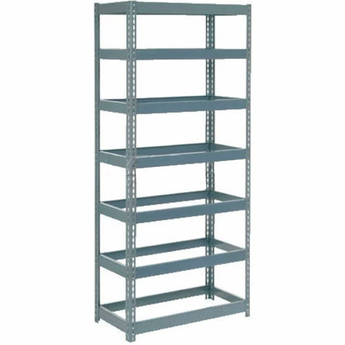 Global Industrial Extra Heavy Duty Shelving 36"W x 24"D x 84"H With 7 Shelves, No Deck, Gray 1 Global Industrial Extra Heavy Duty Shelving 36"W x 24"D x 84"H With 7 Shelves, No Deck, Gray