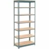 Global Industrial™ Heavy Duty Shelving 36"W x 18"D x 96"H With 7 Shelves - Wood Deck - Gray