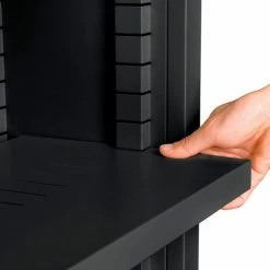 Interion By Global Industrial Interion® All Steel Bookcase 36" W x 12" D x 42" H Black 3 Openings 19 Interion By Global Industrial Interion® All Steel Bookcase 36" W x 12" D x 42" H Black 3 Openings -Shelving Sales Store 277440BK 02