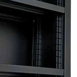 Interion By Global Industrial Interion® All Steel Bookcase 36" W x 12" D x 42" H Black 3 Openings 25 Interion By Global Industrial Interion® All Steel Bookcase 36" W x 12" D x 42" H Black 3 Openings -Shelving Sales Store 277440BK 08