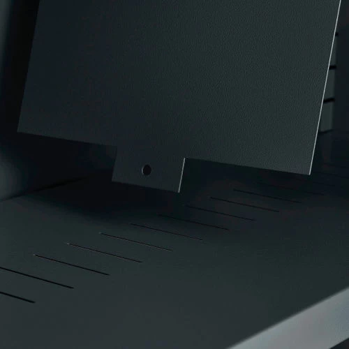 Interion By Global Industrial Interion® All Steel Bookcase 36" W x 12" D x 42" H Black 3 Openings 10 Interion By Global Industrial Interion® All Steel Bookcase 36" W x 12" D x 42" H Black 3 Openings - Image 10