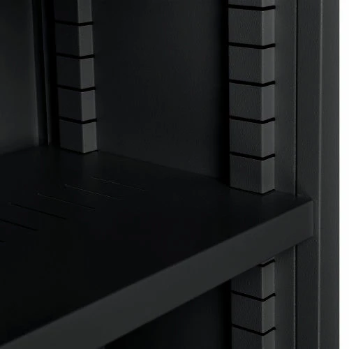 Interion By Global Industrial Interion® All Steel Bookcase 36" W x 12" D x 42" H Black 3 Openings 11 Interion By Global Industrial Interion® All Steel Bookcase 36" W x 12" D x 42" H Black 3 Openings - Image 11