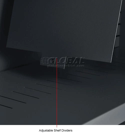 Interion By Global Industrial Interion® All Steel Bookcase 36" W x 12" D x 42" H Black 3 Openings 16 Interion By Global Industrial Interion® All Steel Bookcase 36" W x 12" D x 42" H Black 3 Openings - Image 16