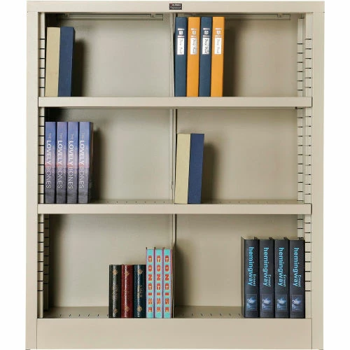 Interion By Global Industrial Interion® Extra Putty Shelf For All Steel Bookcase Putty 3 Interion By Global Industrial Interion® Extra Putty Shelf For All Steel Bookcase Putty - Image 3