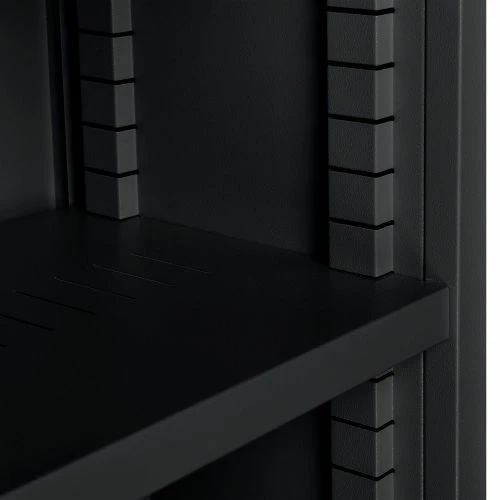 Interion By Global Industrial Interion® All Steel Bookcase 36" W x 12" D x 60" H Black 5 Openings 11 Interion By Global Industrial Interion® All Steel Bookcase 36" W x 12" D x 60" H Black 5 Openings - Image 11