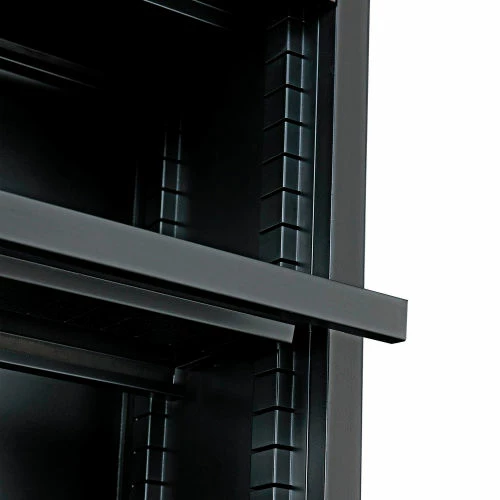 Interion By Global Industrial Interion® All Steel Bookcase 36" W x 12" D x 60" H Black 5 Openings 12 Interion By Global Industrial Interion® All Steel Bookcase 36" W x 12" D x 60" H Black 5 Openings - Image 12