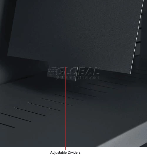 Interion By Global Industrial Interion® All Steel Bookcase 36" W x 12" D x 60" H Black 5 Openings 17 Interion By Global Industrial Interion® All Steel Bookcase 36" W x 12" D x 60" H Black 5 Openings - Image 17